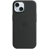 Image de Apple Coque en silicone avec MagSafe pour iPhone 15 - Noir, Housse, Apple, iPhone 15, 15,5 cm (6.1'), Noir MXPD3ZM/A