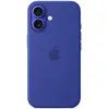Image de Apple Coque en silicone avec MagSafe pour iPhone 16 - Outremer, Housse, Apple, iPhone 16, 15,5 cm (6.1'), Bleu MYY63ZM/A