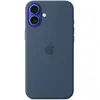 Image de Apple Coque en silicone avec MagSafe pour iPhone 16 Plus - Denim, Housse, Apple, iPhone 16 Plus, 17 cm (6.7'), Bleu foncé MYYA3ZM/A