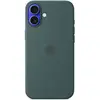 Image de Apple Coque en silicone avec MagSafe pour iPhone 16 Plus - Vert lacustre, Housse, Apple, iPhone 16 Plus, 17 cm (6.7'), Vert MYYH3ZM/A