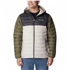 Image de Veste de Montagne Columbia Powder Lite  à capuche Beige Vert Homme S 1693931278