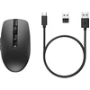 Image de HP Souris silencieuse rechargeable 710, Ambidextre, RF sans fil + Bluetooth, 3000 DPI, Noir 6E6F2AA#ABB