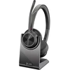 Image de Poly Voyager 4320 USB-C Teams Stéréo - Casque sans fil Bluetooth avec socle de charge - Noir