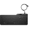 Image de HP Clavier filaire rétroéclairé multi-appareil 405, Taille réelle (100 %), Avec fil, USB, Clavier à membrane, Noir 7N7C1AA#ABF