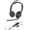 Image de POLY Blackwire C3225 haut, Avec fil, Bureau/Centre d'appels, 87 g, Casque, Noir 7S4M7AA