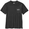 Image de T-shirt Carhartt Pocket Script Graphic Homme Noir XL 107063-N04