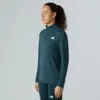 Image de The North Face Haut Slim Manches Longues À Col Zippé Flex Pour Femme Deep Cypress Taille M female