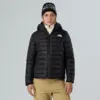 Image de The North Face Veste À Capuche En Duvet Classic Pour Femme Tnf Black Taille XL female