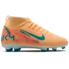 Image de Chaussures de football enfant Nike Mercurial Superfly 10 Club « Kylian Mbappé » FG Orange 37,5 HF6283-801