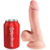 Image de Gode réaliste avec Balls King Cock 3D TRIPLE DENSITY 6.5 - 14 x 4 cm