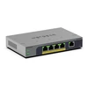 Image de NETGEAR GS105EP, Non-géré, Gigabit Ethernet (10/100/1000), Full duplex, Connexion Ethernet, supportant l'alimentation via ce port (PoE) GS105EP-100EUS