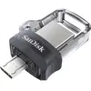 Image de Sandisk ultra dual m3.0 lecteur usb flash 64 go usb type-a / micro-usb 3.2 gen 1 (3.1 gen 1) noir, argent, transparent