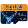 Image de SanDisk Carte MicroSDHC UHS-I FHD " Outdoors " + adaptateur 64 Go