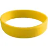Image de Bracelet Silicone Jaune Sans Marquage Adulte