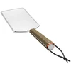 Image de Grande spatule en inox pour barbecue - manche bois - 15 x 24 cm - 0,96 kg