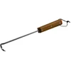 Image de Pic à viande en acier inoxydable pour barbecue - manche en bois avec boucle