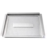Image de Panier de cuisson inox pour barbecue - bords surélevés - 40 x 29 cm - 1,10 kg