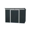 Image de Abri de jardin métal - 4,84m² - kit ancrage - Anthracite