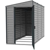 Image de Abri de Jardin PVC Adossable 4X8 - gris anthracite