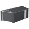 Image de Garage métal GRANDE HAUTEUR - 19,95m² x H. 2,60 m - Anthracite