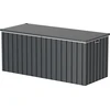 Image de Coffre de rangement métal 1,27m² - 1,74 x 0,73 m - Anthracite