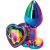 Image de Bijou anal HEART RAINBOW S 6 x 2.7cm