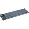 Image de Paille Cuillère en PP noir recyclable 21cm ø 8mm   Certifiée alimentaire et réutilisable (Lot de 100)