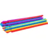 Image de Paille Cuillère en PP multicolore recyclable 21cm ø 8mm   Certifiée alimentaire et réutilisable (Lot de 100)