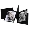 Image de PRAT album photo accordéon Leporello noir 22 x 22 cm