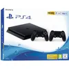 Image de Console PS4 Slim 500Go Noire/Jet Black + 2ème Manette DualShock Noire - PlayStation Officiel en occasion ou reconditionné