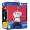 Image de Manette PS4 DualShock 4.0 V2 Jet Black + FIFA 20 - PlayStation Officiel en occasion ou reconditionné