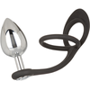 Image de Ballstretcher et Plug Bijou en métal XL TEARDROP Star Fucker 8 x 4cm