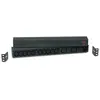 Image de APC RACK PDU BASIC 1 U 16A 230V, Basique, 0U/1U, horizontale/verticale, Noir, 12 sortie(s) CA, Coupleur C13, Coupleur C19 AP9559