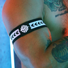 Image de Brassards DADDY'S FAVORITE Breedwell Noir-Blanc L/XL