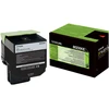 Image de Lexmark Toner d'encre original 80C2XKE, grande capacité - Noir