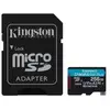 Image de Kingston technology carte microsdxc canvas go plus gen4 200 mo/s a2 u3 v30 256 go + adaptateur