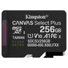 Image de Kingston technology 256gb micsdxc canvas select plus gen3 150r a1 (adaptateur sd non inclus)