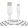 Image de Belkin CAB002BT1MWH, 1 m, USB A, USB C, Blanc
