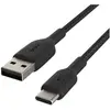 Image de Belkin CAB002BT2MBK, 2 m, USB A, USB C, Noir