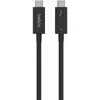 Image de Belkin INZ002bt2MBK, Mâle, Mâle, 2 m, Noir, 40 Gbit/s, 100 W
