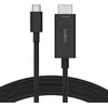 Image de Belkin AVC012bt2MBK, 2 m, USB Type-C, HDMI, Mâle, Mâle, Droit
