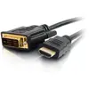 Image de C2G Câble vidéo numérique HDMI vers DVI-D de 2 M, 2 m, HDMI, DVI, 1 pièce(s) 82031