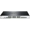 Image de D-Link DGS-1510-28XMP, Géré, L2/L3, Gigabit Ethernet (10/100/1000), Full duplex, Connexion Ethernet, supportant l'alimentation via ce port (PoE), Gril