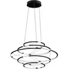 Image de Nemo - Lustre Drop - Noir - Aluminium extrudé - Designer Arihiro Miyake