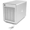Image de OWC Mercury Elite Pro Quad 8To - Boitier de bureau USB-C 3.2 (10Gb) RAID - 4x HDD SATA 2TB avec SoftRAID XT