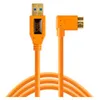 Image de Tether Tools TetherPro USB 3.0 vers USB Micro-B angle droit 4,60m orange
