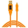 Image de Tether Tools TetherPro USB 2.0 vers USB Mini-B 8 broches 4,60m orange