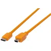 Image de Tether Tools Air Direct Câble USB-C vers USB 2.0 Mini 0,22m orange