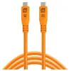 Image de TetherTools TetherPro Optima 10g câble USB-C droit vers droit 1.8m - Orange