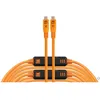 Image de TetherTools TetherPro Optima 10g câble USB-C droit vers coudure droite 9,4m - Orange